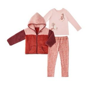 Member’s Mark 3 Piece Girls Cozy Jacket Set
